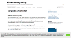Desktop Screenshot of kilometervergoeding.com
